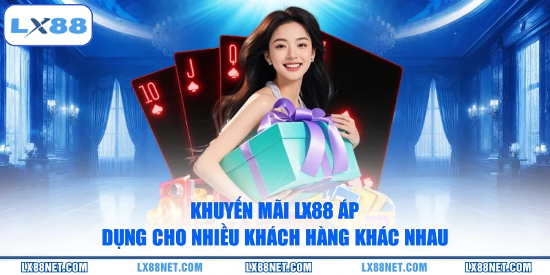 Khuyến mãi LX88 áp dụng cho nhiều khách hàng khác nhau